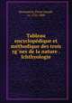 Tableau encyclope?dique et me?thodique des trois rg?nes de la nature . Ichthyologie, Bonnaterre, Pierre Joseph, ca. 1752-1804 