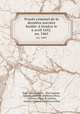Procs criminel de la dernire sorcire brule: Genve le 6 avril 1652 .. no. 3465, Paul Louis Ladame 