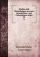 Studien und Mittheilungen aus dem Benedictiner- und Cisterzienser-orden.. 23, Benedictines, Cistercians 