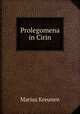 Prolegomena in Cirin, Marius Kreunen 