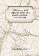 Efficiency and capacity tests of a small gasoline-electric set, Himelblau, Harry 