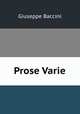 Prose Varie, Giuseppe Baccini 