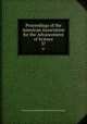 Proceedings of the American Association for the Advancement of Science. 37, American Association for the Advancement of Science 