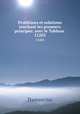 Problmes et solutions touchant les premiers principes: avec le Tableau .. 11203, Damascius 