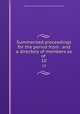 Summarized proceedings for the period from . and a directory of members as of .. 10, American Association for the Advancement of Science 