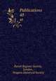 Publications. 48, Parish Register Society, London , Niagara Historical Society 