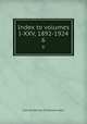 Index to volumes I-XXV, 1892-1924. 6, Colonial Society of Massachusetts 