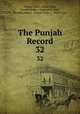 The Punjab Record. 32, Punjab (India). Chief Court, Punjab (India ). Legislative Dept , Punjab (India ), Punjab (India ), Chief Court 