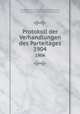 Protokoll der Verhandlungen des Parteitages. 1904, Sozialdemokratische Partei Deutschlands, Sozialdemokratische Partei Deutschlands 