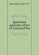 Questions agricoles d