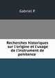 Recherches historiques sur l
