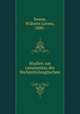 Studien zur casussyntax des fru?hmittelenglischen, Swane, Wilhelm Lorenz, 1880- 