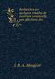 Recherches sur quelques troubles de nutrition consecutifs aux affections des ., J. B. A. Mougeot 