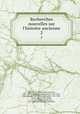 Recherches nouvelles sur l`histoire ancienne. 2, Constantin-Franc?ois Volney 