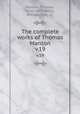 The complete works of Thomas Manton. v.19, Manton, Thomas, 1620-1677,Harris, William,Ryle, J.C 