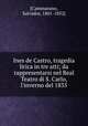 Ines de Castro, tragedia lirica in tre atti; da rappresentarsi nel Real Teatro di S. Carlo, l