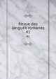 Revue des langues romanes. 41, 