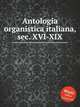 Antologia organistica italiana, sec. XVI-XIX, Anonymous 