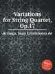 Variations for String Quartet, Op.17, 
