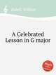 A Celebrated Lesson in G major, Babell, William 