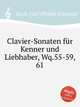 Clavier-Sonaten fr Kenner und Liebhaber, Wq.55-59, 61, Bach, Carl Philipp Emanuel 
