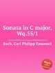 Sonata in C major, Wq.55/1, Bach, Carl Philipp Emanuel 