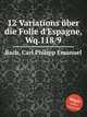 12 Variations ber die Folie d`Espagne, Wq.118/9, Bach, Carl Philipp Emanuel 