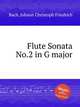 Flute Sonata No.2 in G major, Bach, Johann Christoph Friedrich 
