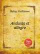 Andante et allegro, Balay, Guillaume 