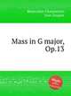 Mass in G major, Op.13, Beauvarlet-Charpentier, Jean-Jacques 