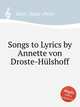 Songs to Lyrics by Annette von Droste-Hlshoff, Beer, Hans-Peter 