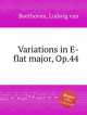 Вариации ми-бемоль, Op.44. Variations in E-flat major, Op.44 by Beethoven, Ludwig van, Л.В. Бетховен 