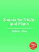 Sonata for Violin and Piano, Belkin, Alan 
