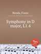 Symphony in D major, L1.4, Benda, Franz 