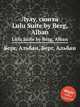 Лулу, сюита. Lulu Suite by Berg, Alban, А. Берг 