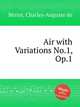 Air with Variations No.1, Op.1, 