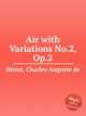 Air with Variations No.2, Op.2, 