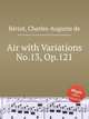 Air with Variations No.13, Op.121, 