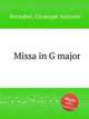 Missa in G major, Bernabei, Giuseppe Antonio 