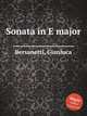 Sonata in E major, Bersanetti, Gianluca 