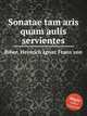 Sonatae tam aris quam aulis servientes, Biber, Heinrich Ignaz Franz von 
