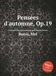 Penses d`automne, Op.19, Bonis, Mel 