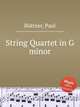 String Quartet in G minor, 