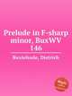 Prelude in F-sharp minor, BuxWV 146, Buxtehude, Dietrich 