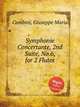 Symphonie Concertante, 2nd Suite, No.6, for 2 Flutes, Cambini, Giuseppe Maria 