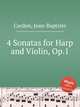 4 Sonatas for Harp and Violin, Op.1, Cardon, Jean-Baptiste 