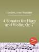 4 Sonatas for Harp and Violin, Op.7, Cardon, Jean-Baptiste 