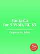 Fantasia for 5 Viols, RC 63, Coperario, John 