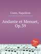 Andante et Menuet, Op.39, 