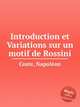 Introduction et Variations sur un motif de Rossini, 